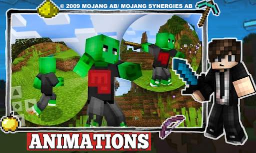 Animations Mod to Minecraft PE screenshot 2