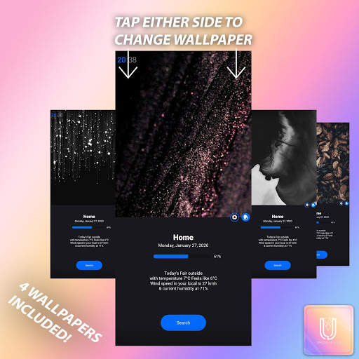 Unique UI For KLWP screenshot 4