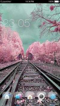 Pink Trees Theme CLauncher screenshot 1