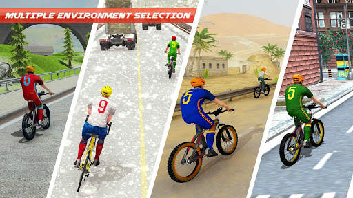 Extreme Bicycle Racing 2019: Highway City Rider screenshot 13