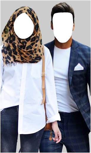Hijab Couples Photo Suit Editor Free screenshot 4