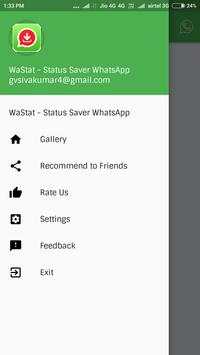 Wastat - WhatsApp Status Saver Download screenshot 1