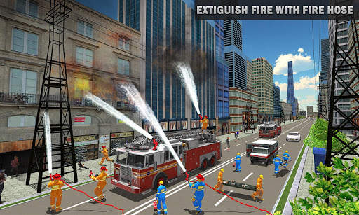 Firefighter Truck Simulator: Rescue Games screenshot 2