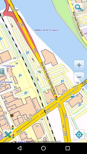 Map of Sherbrooke offline screenshot 2