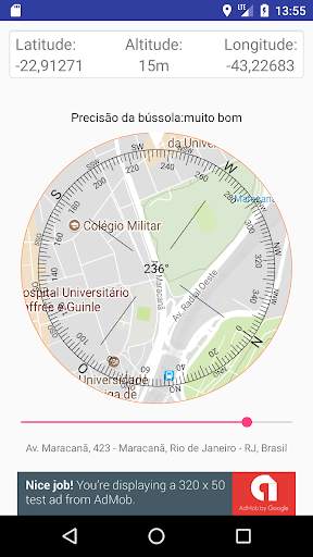 Bússola PRO - A bússola com mapa de satélite screenshot 2