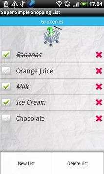Super Simple Shopping List screenshot 4