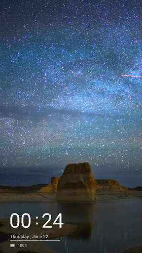 Beautiful Starry Sky Live Wallpaper by PIN Genie screenshot 1
