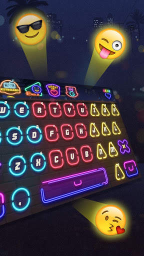 Neon Keyboard 3 تصوير الشاشة
