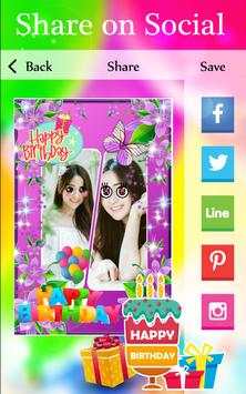 Happy Birthday Photo Collage screenshot 4