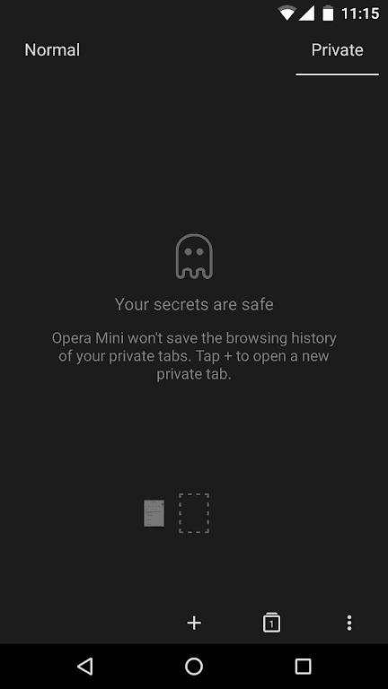 Opera Mini mobile web browser screenshot 6