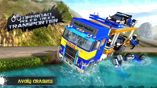 Off Road Police Transporter 3D screenshot 1