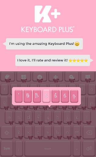 Pink Bow Keyboard screenshot 2