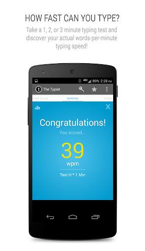 Typist: A Quick Typing Test screenshot 1