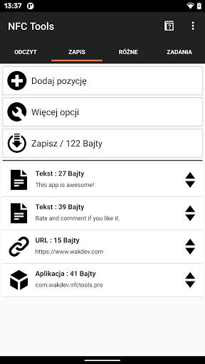 NFC Tools screenshot 3