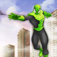 Superhero Spider Rope Fighting Mission