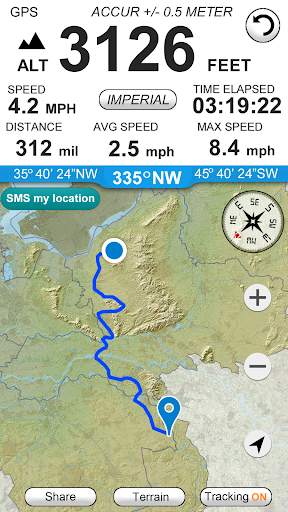 Altimeter GPS (Speedometer & Location Tracking) скриншот 3