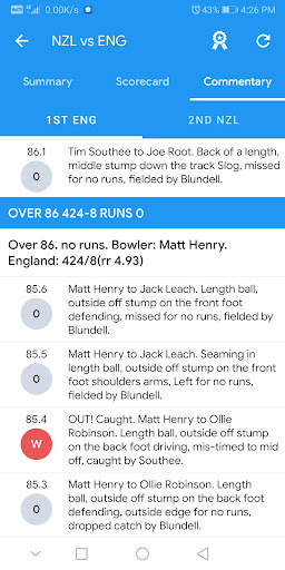 CricInfo - Live Cricket Scores screenshot 8