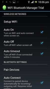 WiFi Bluetooth Manager screenshot 1