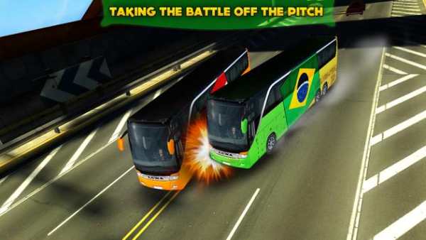 SOCCER TEAM BUS BATTLE BRAZIL screenshot 11