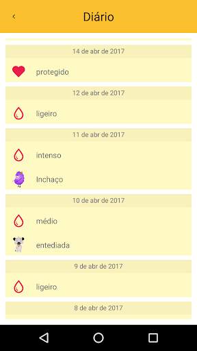 Calendário período adolescente screenshot 3