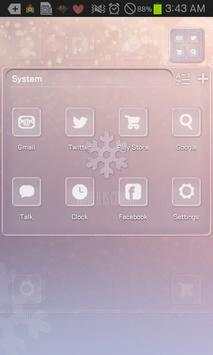 WINTER go launcher theme screenshot 3