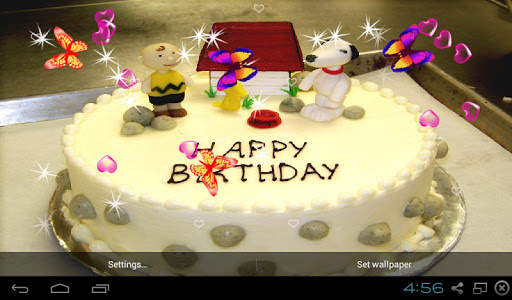 Happy Birthday Live Wallpaper - Screen Lock,Sensor screenshot 6