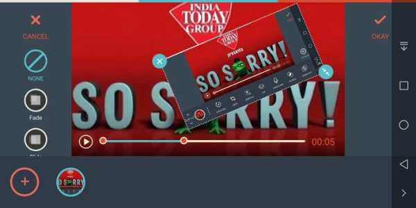 So Sorry! Video mekar app screenshot 6