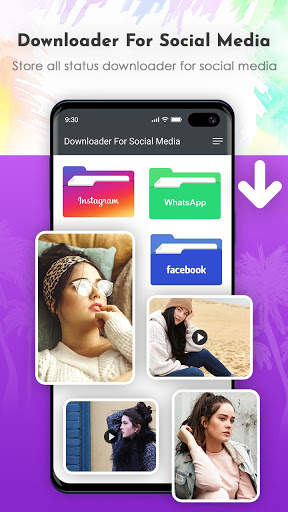 Downloader for all Social Media Download Saver app screenshot 4