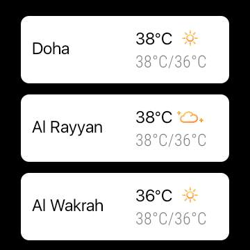 Q Weather - أرصاد قطر screenshot 9