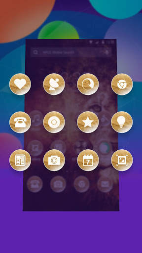 Animal King Lion theme-APUS Launcher screenshot 3