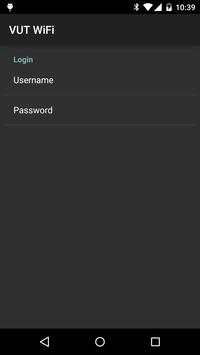 VUT WiFi screenshot 1