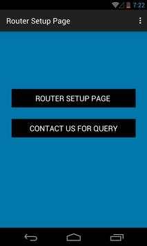 Router Setup Page screenshot 1
