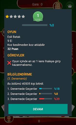 Batak - Tekli, Eşli, Koz Maça screenshot 4