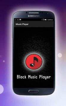 Black Music Player Android screenshot 1