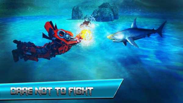 Robot Car Angry Shark Hunter screenshot 2