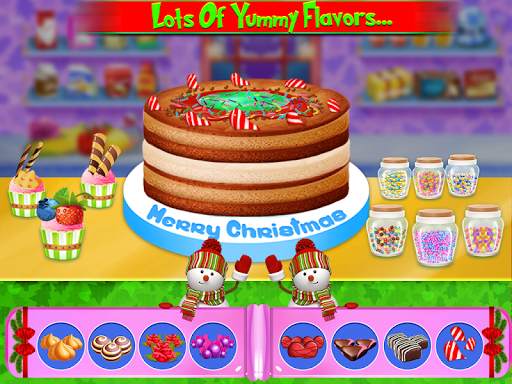 Christmas Sweet Cake Maker - Fun Cooking Game screenshot 5