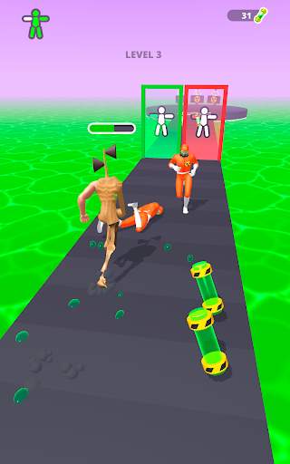 Monsters Lab - Freaky Running screenshot 3