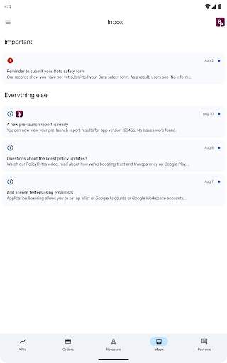 Google Play Console screenshot 10