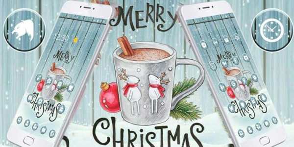 Merry Christmas Coffee Cup Theme screenshot 4