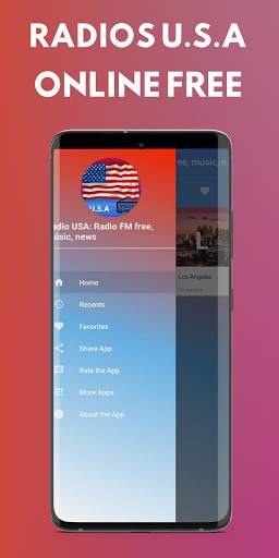 Radio USA: Radio FM free, músic, news screenshot 1
