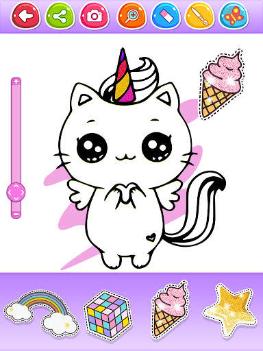 Colouring Games - Glitter Colouring Art screenshot 5