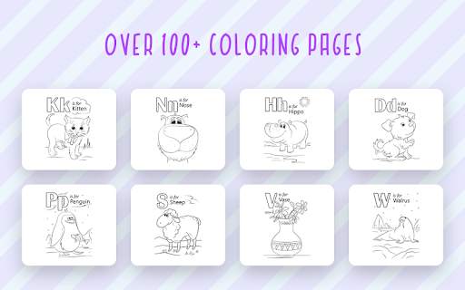 Coloring Games for Kids – Learn letters screenshot 10