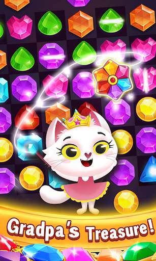 Grandpa‘s Gems - Match Free Games screenshot 2