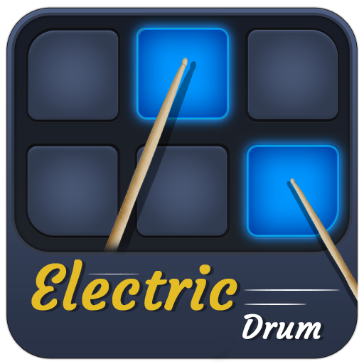 Electronic drum kit icon