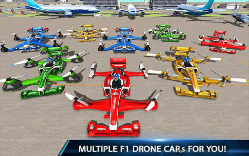 Flying Formula Car Racing Game screenshot 4