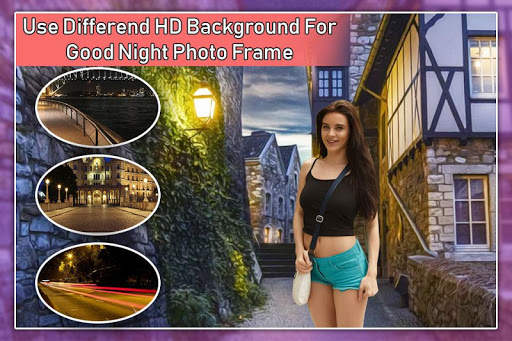 Good Night Photo Frame : Cut Paste Editor screenshot 3
