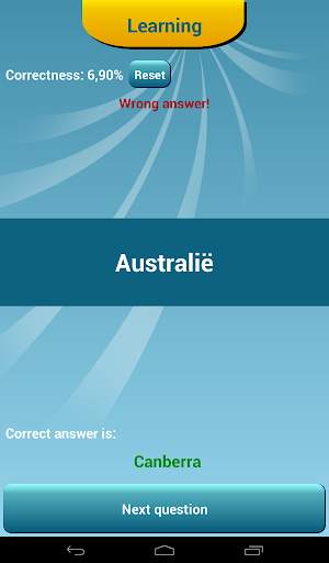 Hoofdsteden van landen Quiz screenshot 12