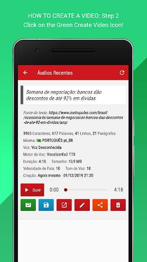 Voice Narrator     (create videos with read text) screenshot 2