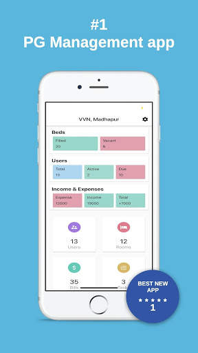 Cloud PG - Paying Guest Management App screenshot 1