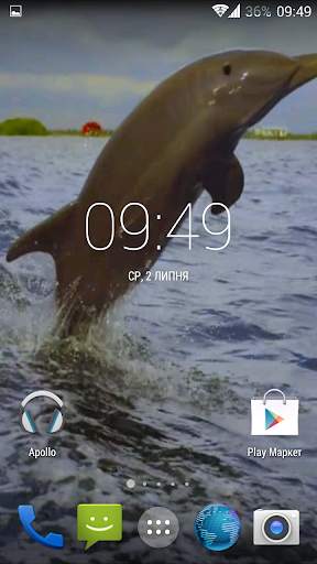 Dolphin 3d. Video Wallpaper स्क्रीनशॉट 3